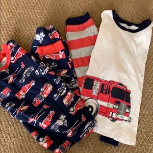 Carter’s Firetruck 4 piece pajama set